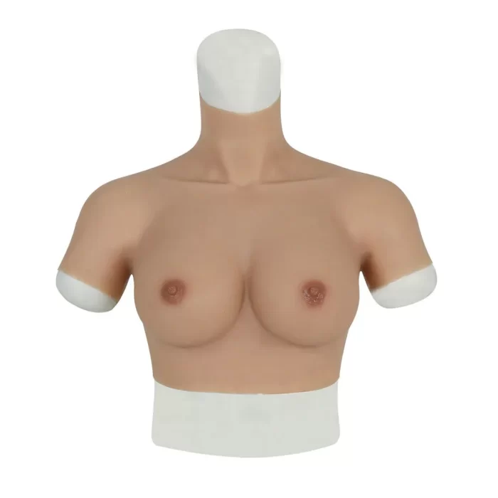 Breasts made of wearable Hi-Grade Silicone Realistic Squeezable