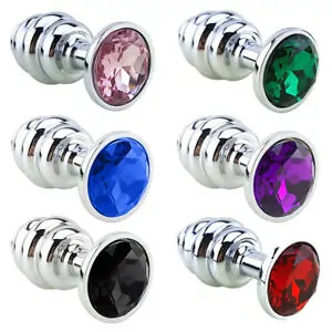 Spiral Beads Stainless Steel Butt Plug | Premium Metal Plug