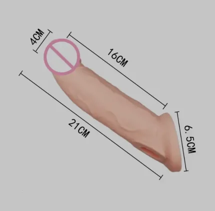 Soft Silicone Penis Extender flexible body-safe material comfortable design