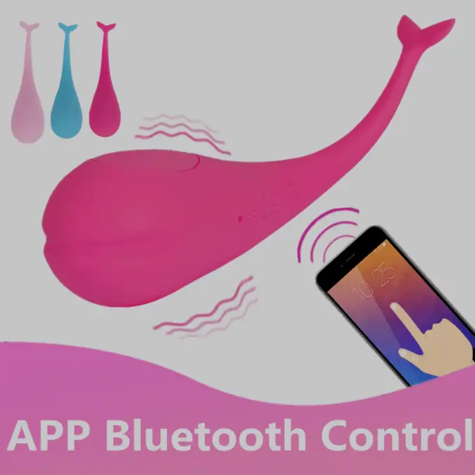 Bluetooth App Vibrator for Women smart wireless control silicone body vibrator