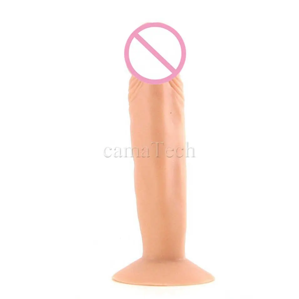 Realistic Huge Flesh Silicone Dildo Masturbator With Sucker