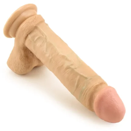 8 inch silicone dildo with smooth body-safe silicone and flexible ergonomic design