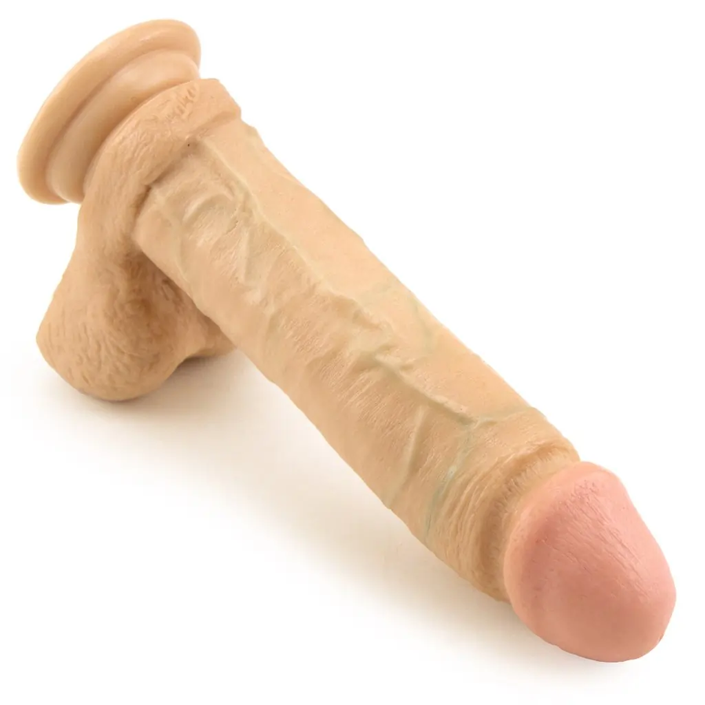 8 inch silicone dildo with smooth body-safe silicone and flexible ergonomic design