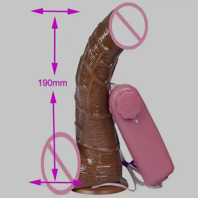 Huge Silicone Vibrating Dildo large body-safe silicone design with vibration modes
