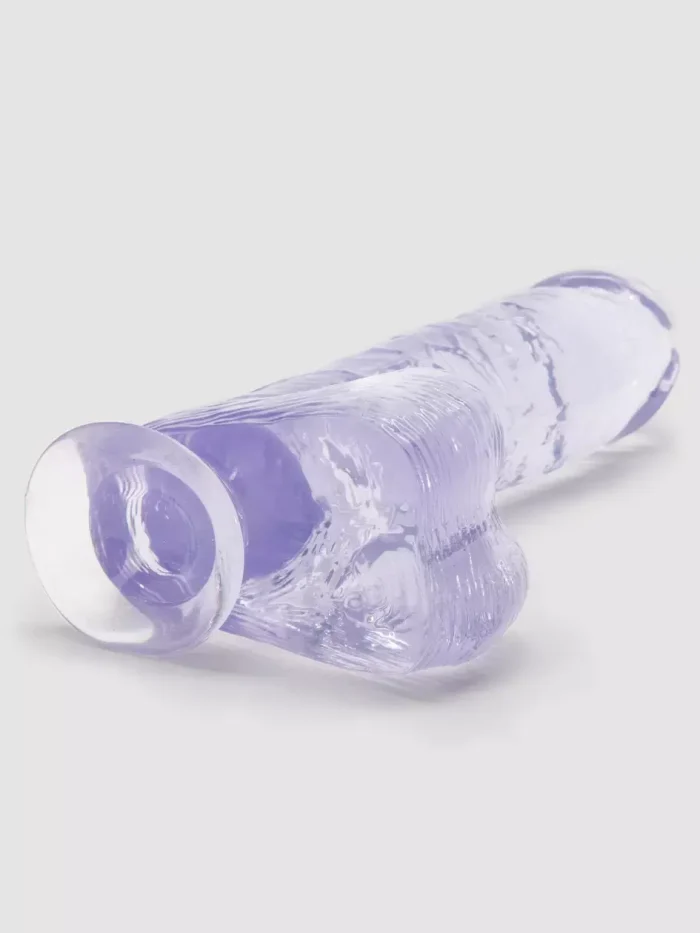 Realistic Clear 7 Inch Dildo With Strong Suction Cup