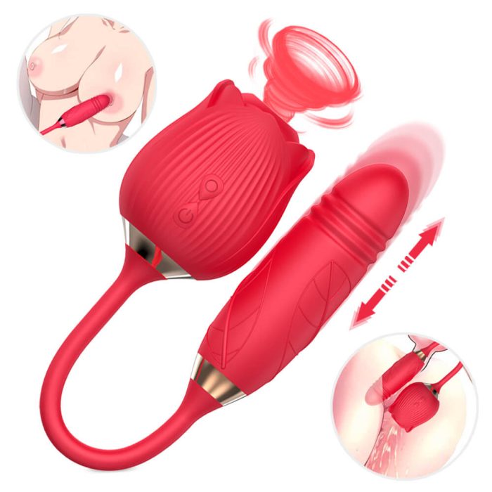 rose thrusting vibrator