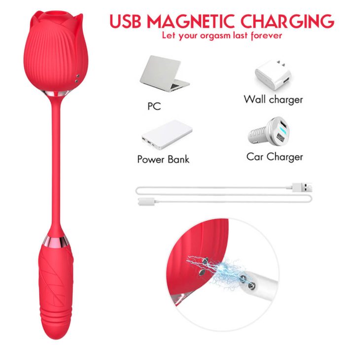 Rose thrusting vibrator