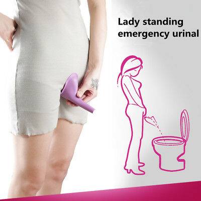 Women Urinal Toilet Device soft silicone portable travel camping urination funnel