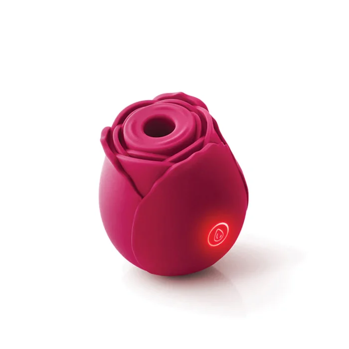 Rose Thrusting Vibrator For Women Rechargeable Silicone Pleasure Toy