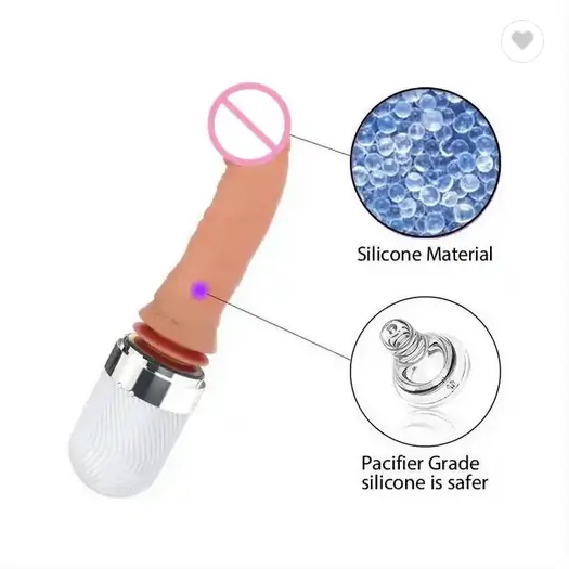Telescopic Dildo Vibrators For Women Real Skin | USB Rechargeable