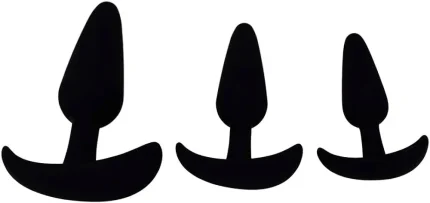 Anal Trainer 3PCS Silicone Anal Plaug Set