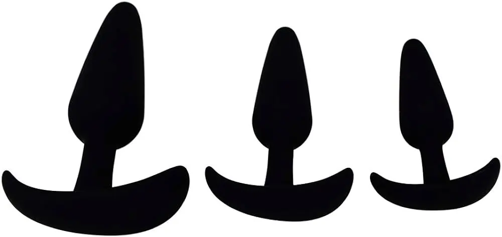 Anal Trainer 3PCS Silicone Anal Plaug Set