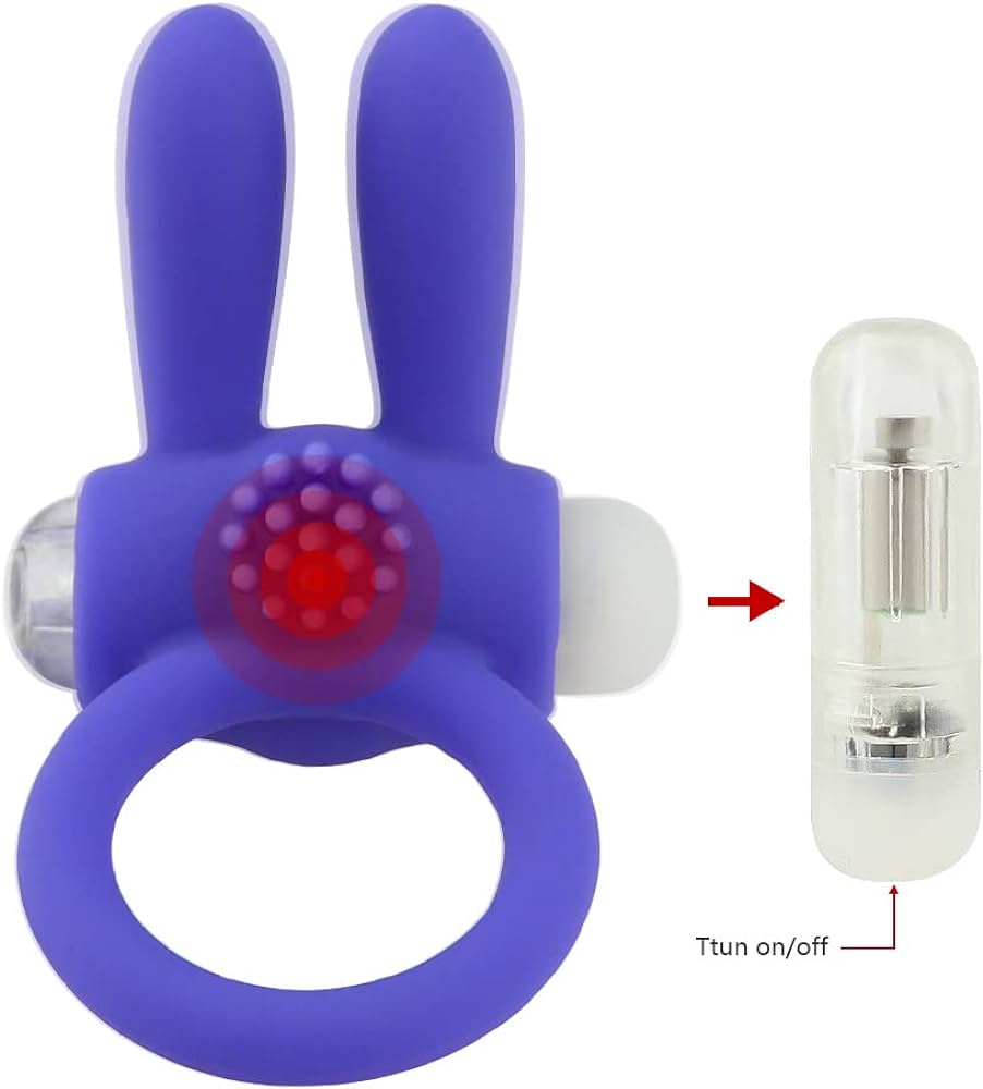 Rabbit Vibrating Cock Ring for Erection & Delay