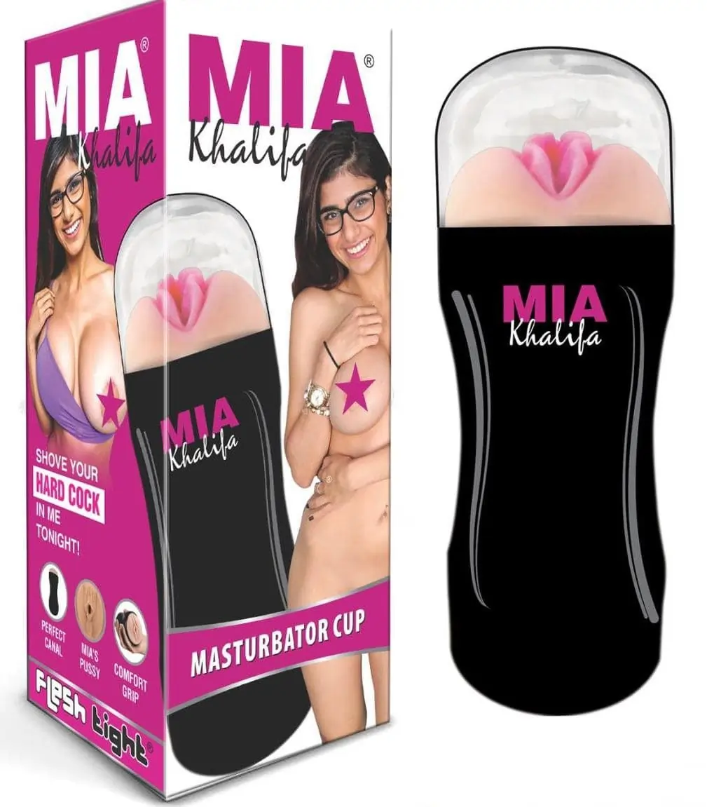 Mia Khalifa realistic hand pocket masturbator adult pleasure toy