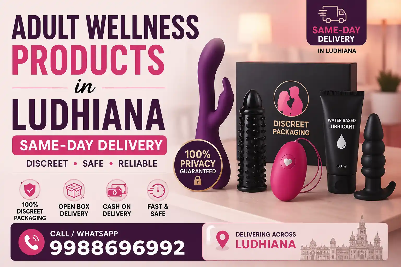 Adult Wellness Products in Ludhiana | Same-Day Delivery