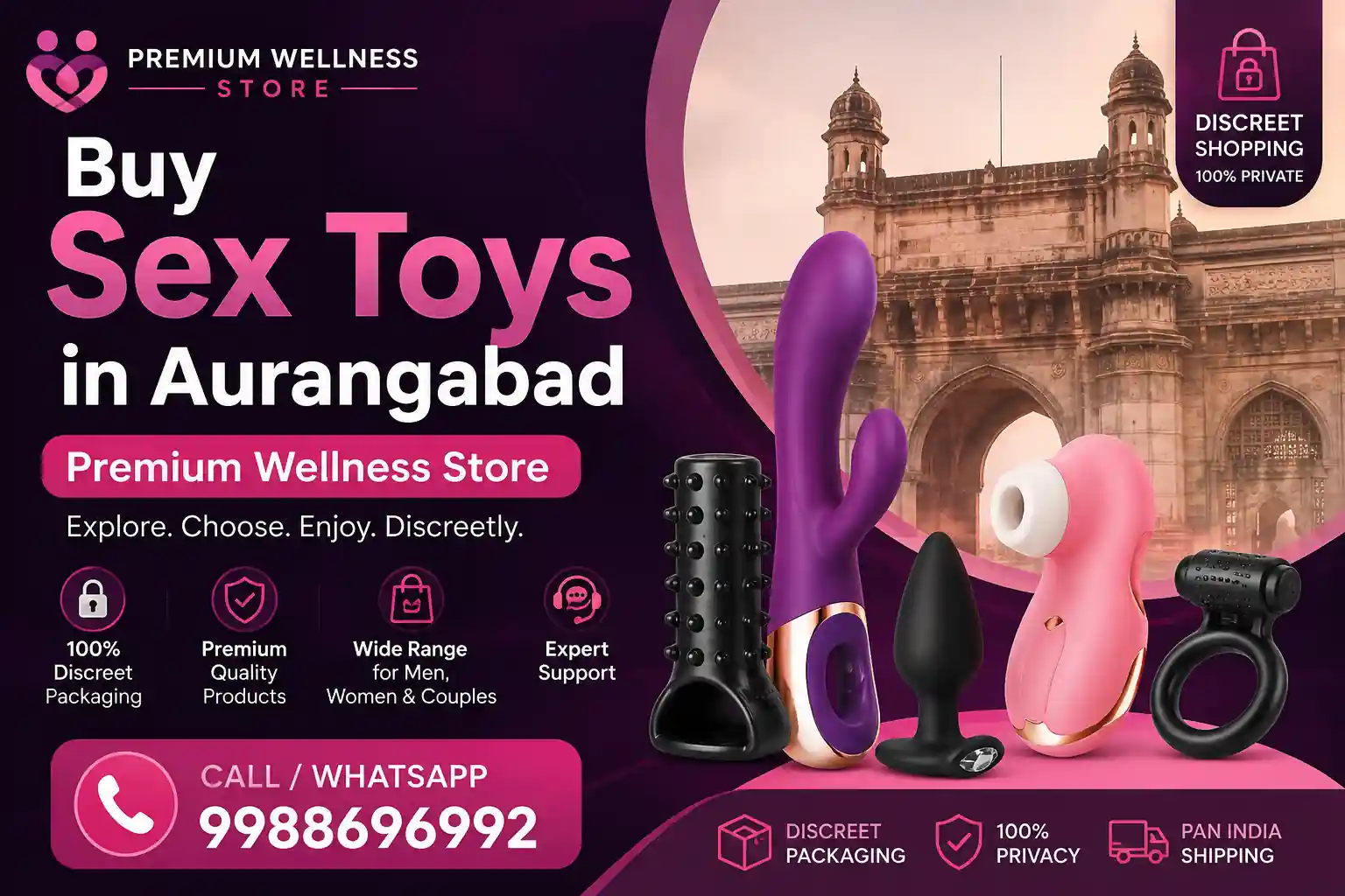 Buy Sex Toys in Aurangabad | Premium Wellness Store