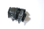 Black Faux Leather Handcuffs