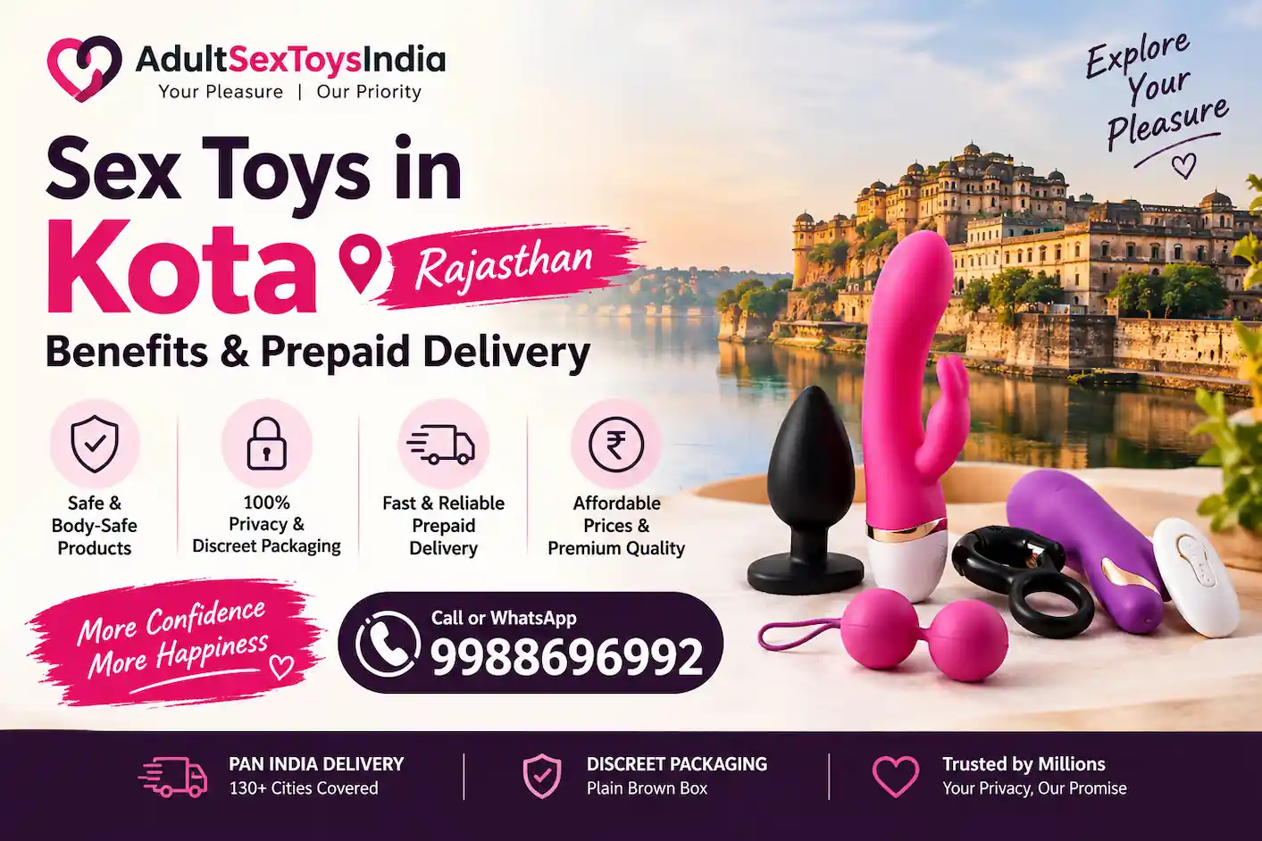 Sex Toys in Kota Rajasthan – Benefits & Prepaid Delivery